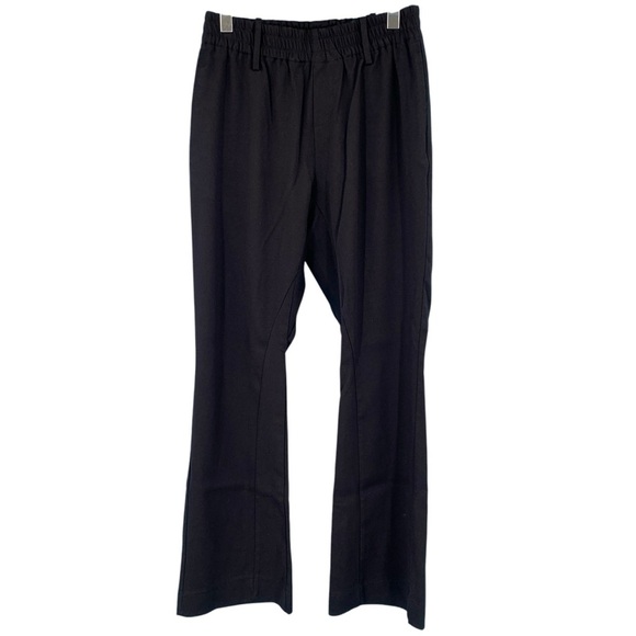 Boneless Bootcut Flare Pants Womens Large Black Streetwear Elastic Waist Comfort - Picture 1 of 9